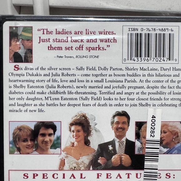 🎥 Classic Vintage Steel Magnolias DVD - Never Opened - Picture 12 of 14